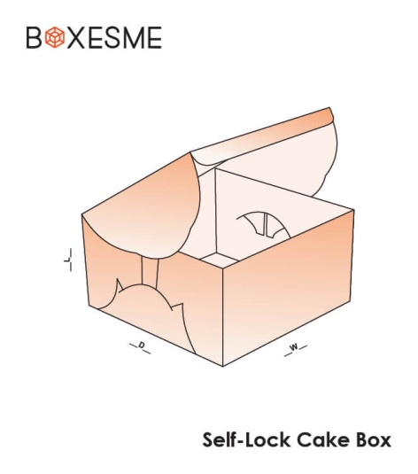 Self Lock Cake Boxes
